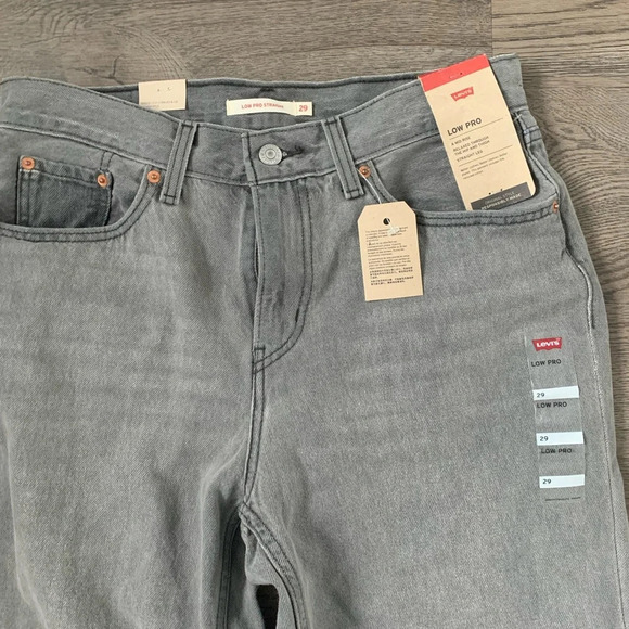 Levi's Low Pro Women's Jeans - Size 29 - Light Grey -‎ NWT - Picture 6 of 12